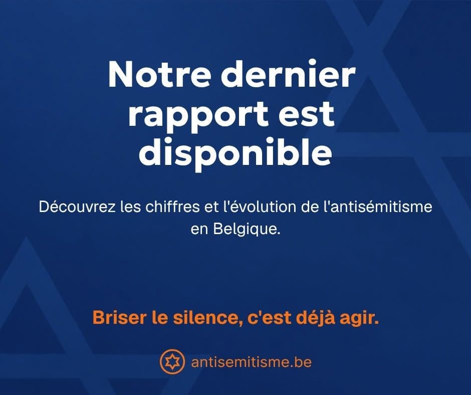 Découvrez notre nouveau rapport sur l’antisémitisme en Belgique pour la période de juillet à septembre 2026